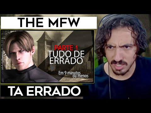 ESTÁ TUDO ERRADO COM: resident evil 4 - 1/5 - The MFW | Leozin React