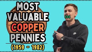 Most Valuable Pennies - 1959 to 1982 - ALL Modern Copper Cents
