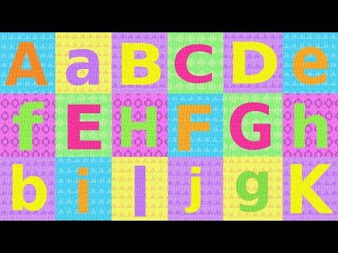 ABC Das deutsche Alphabet:  Teil 1 – German pronunciation for children/beginners - letters A-K