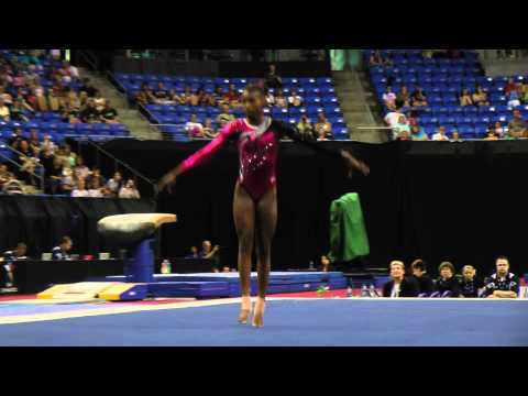Nia Dennis - Floor - 2012 Visa Championships - Jr Women - Day 1