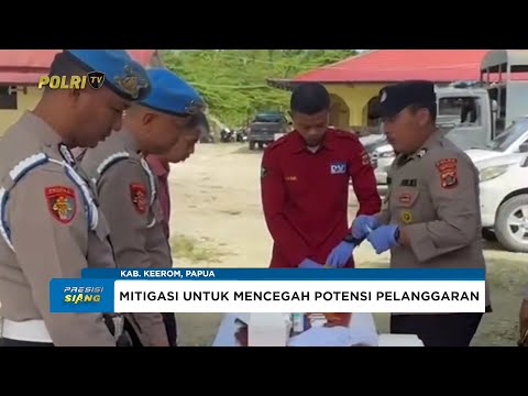 PERINGATI HARI BHAYANGKARA KE-79 POLDA PAPUA LAKSANAKAN KEGIATAN MITIGASIS