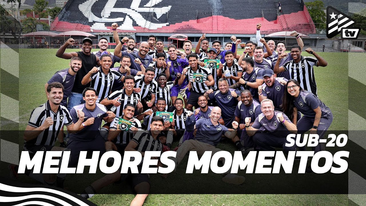 VÍDEO | Botafogo divulga bastidores de classificação sobre o Flamengo no Carioca Sub-20
