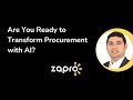 Webinar Recording Adopting AI for Smarter Procurement What, Why and How