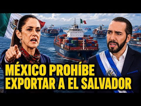 México prohíbe exportar a El Salvador: ¡Bukele suplica diálogo!