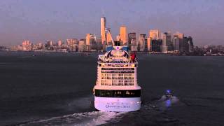 Quantum of the Seas Sails by New York City
