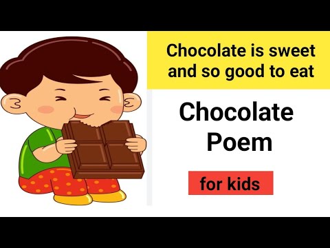 Chocolate Poem in English/ Chocolate Rhyme/ Poem on Chocolate Day/Chocolate Day