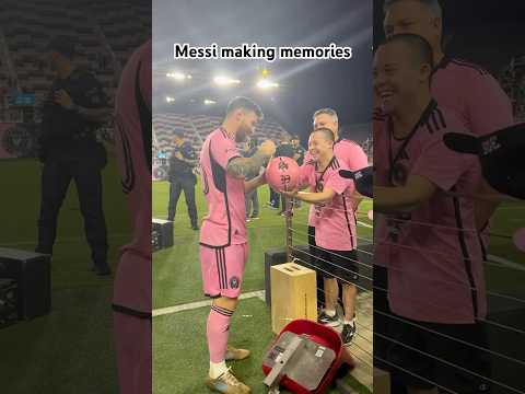 It’s what Messi does ♥️