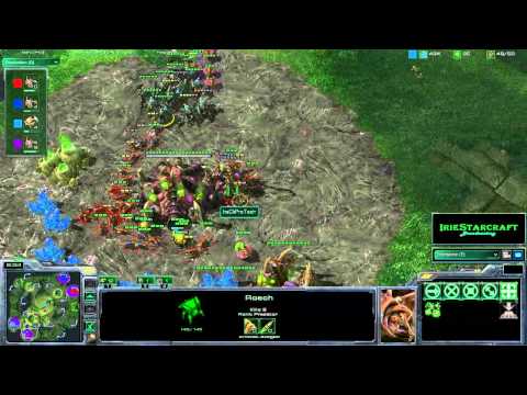 Starcraft 2 - 2v2: (Z)haCkProTech, (Z)tehredbandit vs. (Z)PLOwbie, (Z)Raider