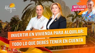 Invertir en vivienda para alquilar: todo lo que debes tener en cuenta