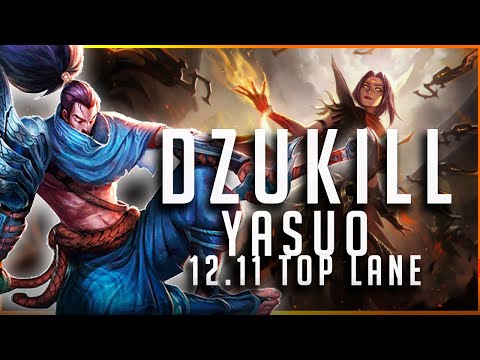 Dzukill - Yasuo vs Irelia TOP Patch 12.11 - Yasuo Gameplay