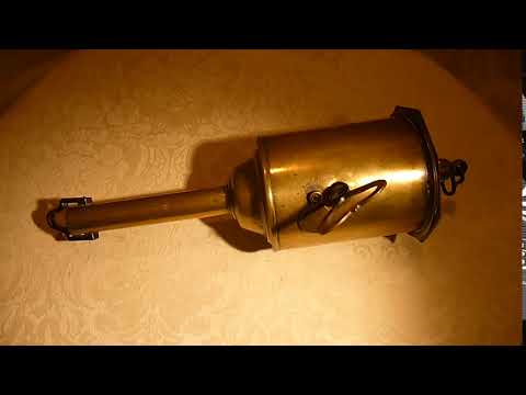 Victorian Brass Clockwork Spitjack Roasting Tool Spit Roaster