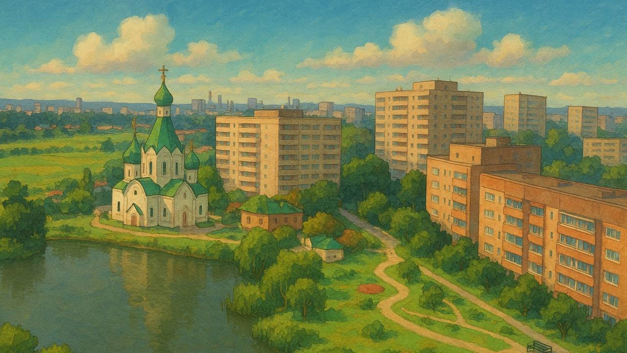 Камера Новокосино, Москва, Россия / Live camera Novokosino, Moscow, Russia