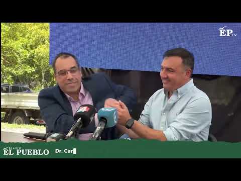 Daymán inaugura nueva cubierta de piscina con Albisu y Menoni