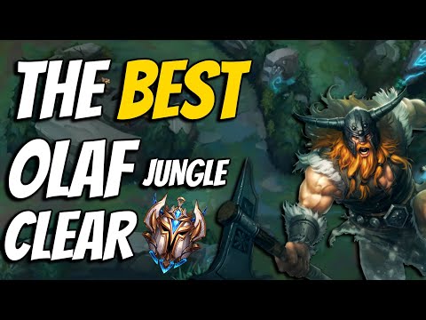 The BEST Olaf Jungle Clear Guide - Season 11 Olaf Clear