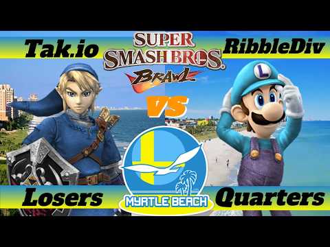 SocaSmash 168 Brawl Singles: Tak.io (Link) vs RibbleDiv (Luigi) Losers Quarters