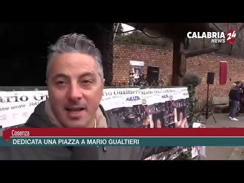 Cosenza: Dedicata una piazza a Mario Gualtieri