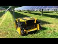 Solar Vegetation Maintenance with the Spider 2SGS Slope Mower | AutoMow