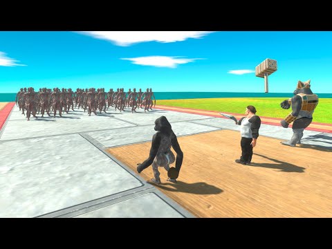 Ranged Unit Challenge vs Armies - Animal Revolt Battle Simulator