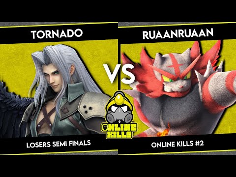 tornado (Sephiroth) vs RuaanRuaan (Incineroar) - Online Kills #2 - Losers Semi Final