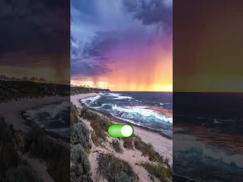 🧭 B E F O R E & A F T E R 🧭 🔥Burning Coast🔥#shorts#viral#colorgrading#australia#photography#sony