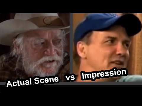 Actual Scene Vs Norm’s Impression • Richard Farnsworth & Norm Macdonald may they both Rest In Peace