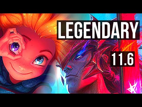 ZOE vs YONE (MID) | 10/0/5, Legendary, 600+ games | KR Grandmaster | v11.6