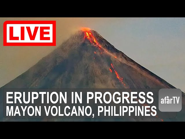ルソン島 マヨン火山 火山監視