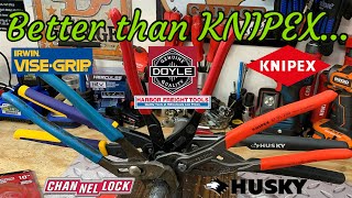 New Harbor Freight Doyle vs KNIPEX Channellock Irwin Adjust 