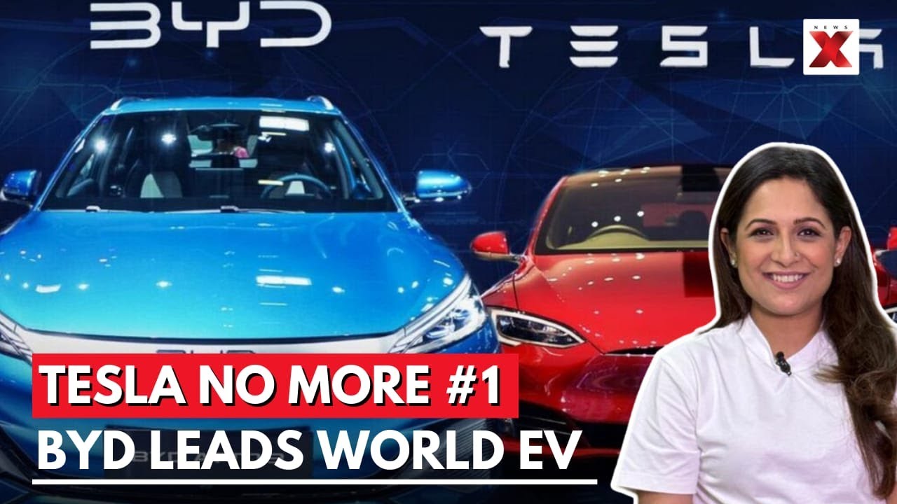 Tesla Loses Top Spot! BYD Becomes World’s #1 EV Maker