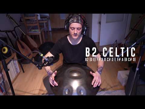 Seed handpan - B2 Celtic minor