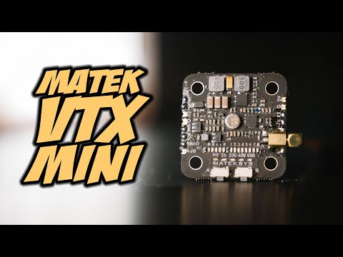 ☀ Video transmitter from Matek - when developers have imagination [Matek VTX Mini]