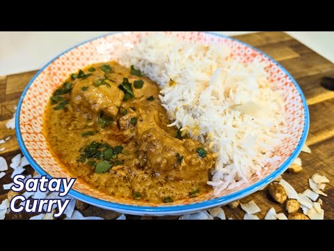Chicken Satay Curry Recipe With Coconut Rice