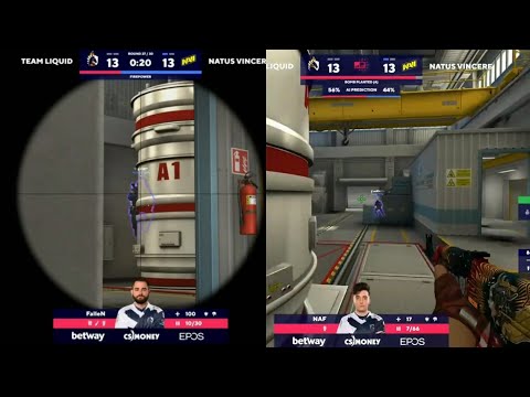 Fallen,NAF 2v4 Clutch || Navi vs Team Liquid || BLAST Premier Global Final