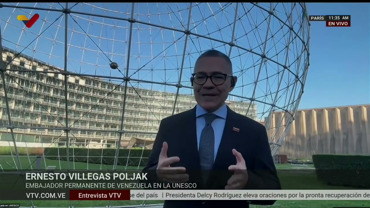 Ernesto Villegas en la Unesco, entrevista el 14 de octubre de 2026