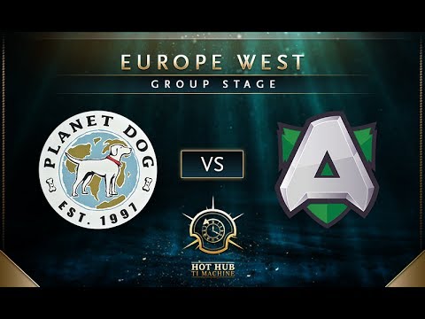 Planet Dog vs Alliance - TI7: EU Regional Qualifiers Group Stage - @LD @tsunami