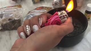 How To Use Frankincense &amp; Myrrh Resin with Charcoal &amp; Essential Oil #essentialoil #howto #diy