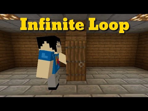 Infinite room in Minecraft Tutorial {Loop} (Command block Creation)