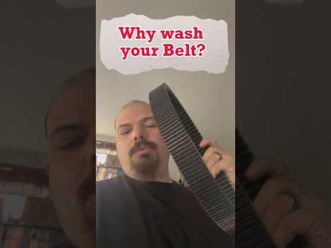 Why we wash CVT Drive Belts