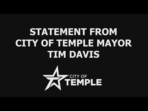 Temple Mayor Tim Davis issues statement on DeCruz trial verdict