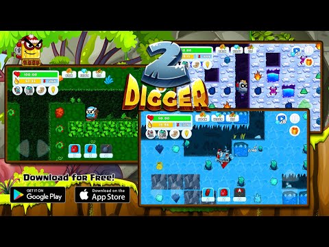 Digger 2: dig and find minerals Video