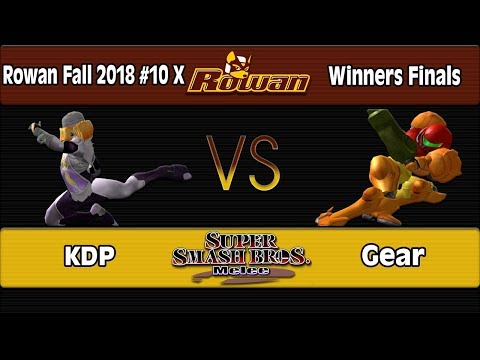 Rowan Fall 2018 #10 X: KDP (Sheik) Vs. Gear (Samus) - WF