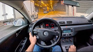 2007 Volkswagen Passat B6 [1.9 TDI PDE 105hp] |0-100| POV Test Drive #2028 Joe Black