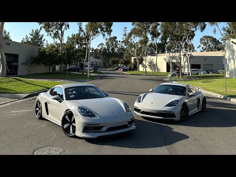Kline inconel vs overaxle pipe 4.0 718 GTS GT4 Spyder sound off comparison revs Boxster cayman