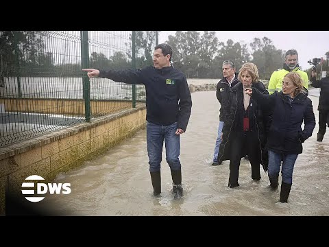 Shocking Cordoba Floods: Andalusian Head Juan Manuel Moreno's Urgent Visit During Storm Marta | AL14
