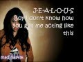 Jasmine V - Jealous lyrics 