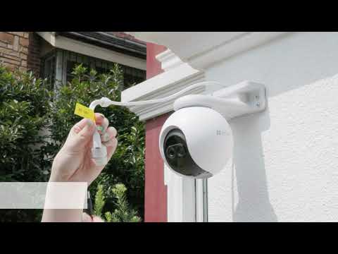 How to set up and install EZVIZ C8PF Outdoor Security Camera