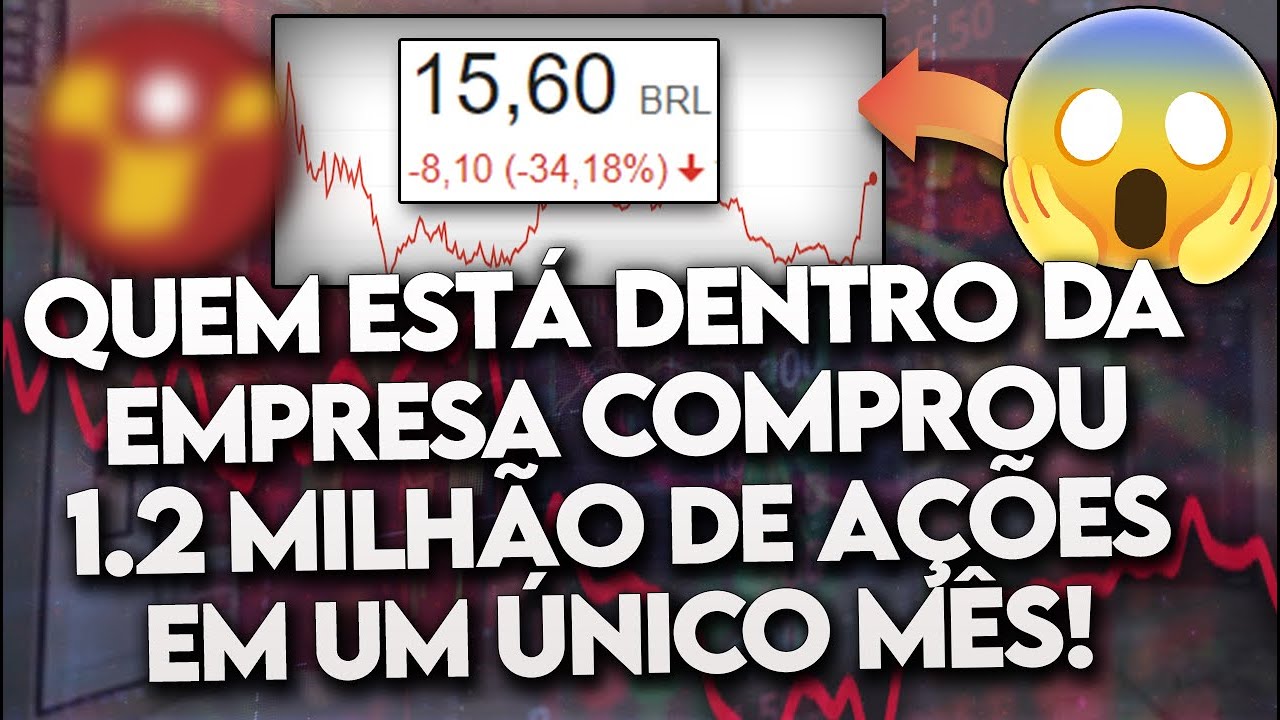 10 AÇÕES que os DONOS e DIRETORES estão COMPRANDO! (O que os INSIDERS estão ANALISANDO?) - TOP 10
