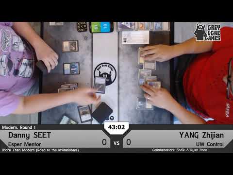 20190717 More than Modern Round 1 Esper Mentor vs UW Control