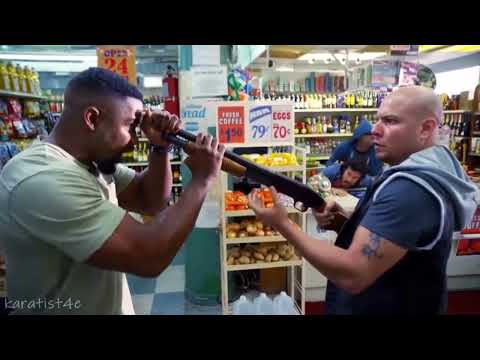 Falcon Rising - Shop Fight Scene