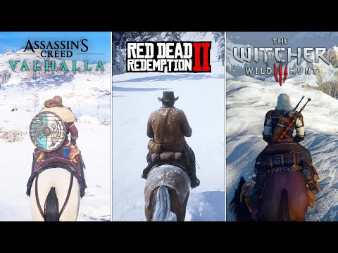 RDR2 vs AC Valhalla vs The Witcher 3 (Part 2) - Which Is Best?
